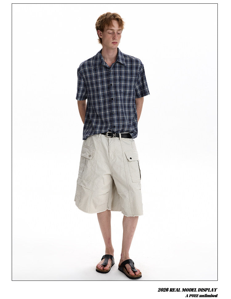 QS798B check shirts