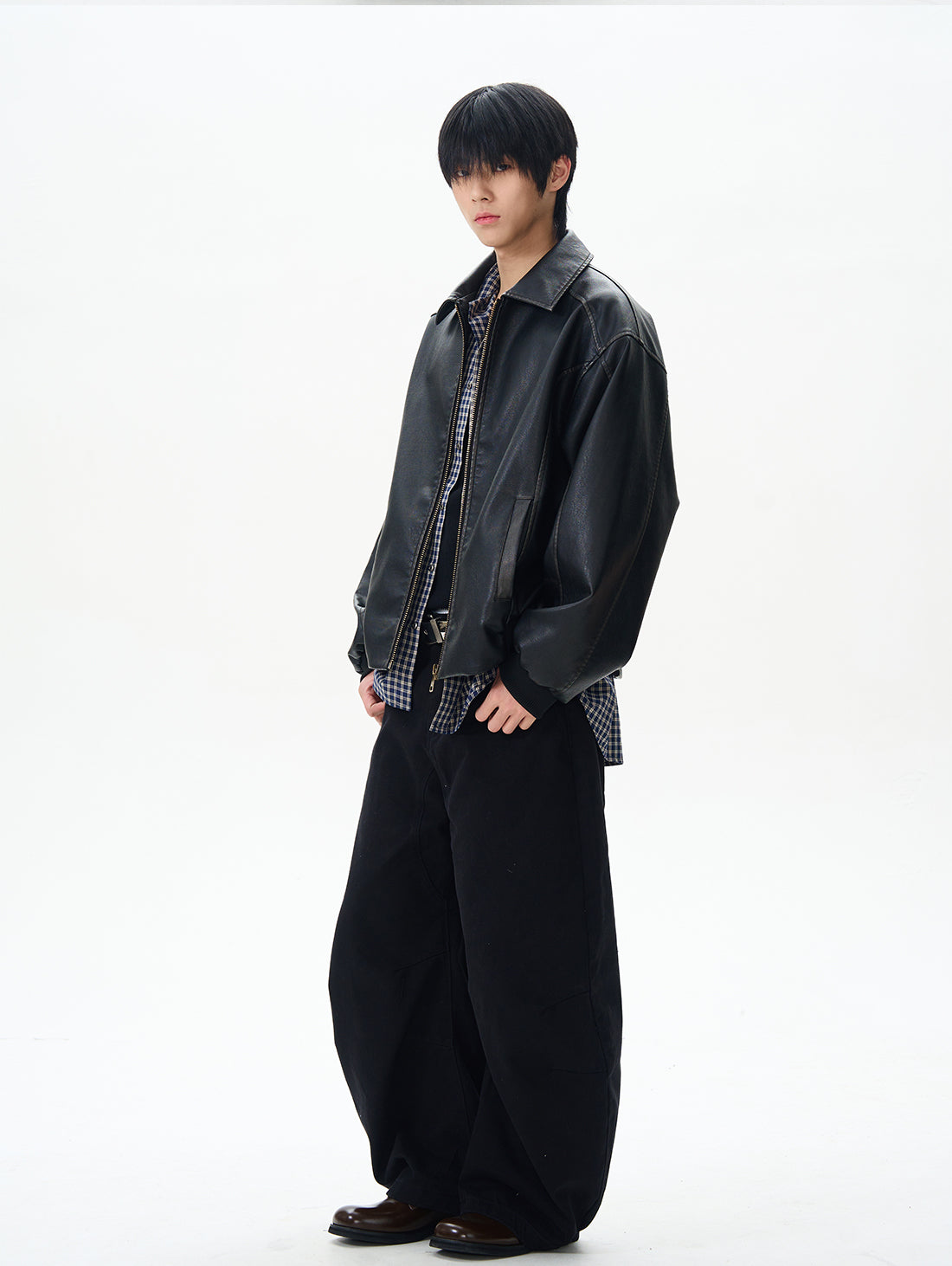 QS365B leather jacket