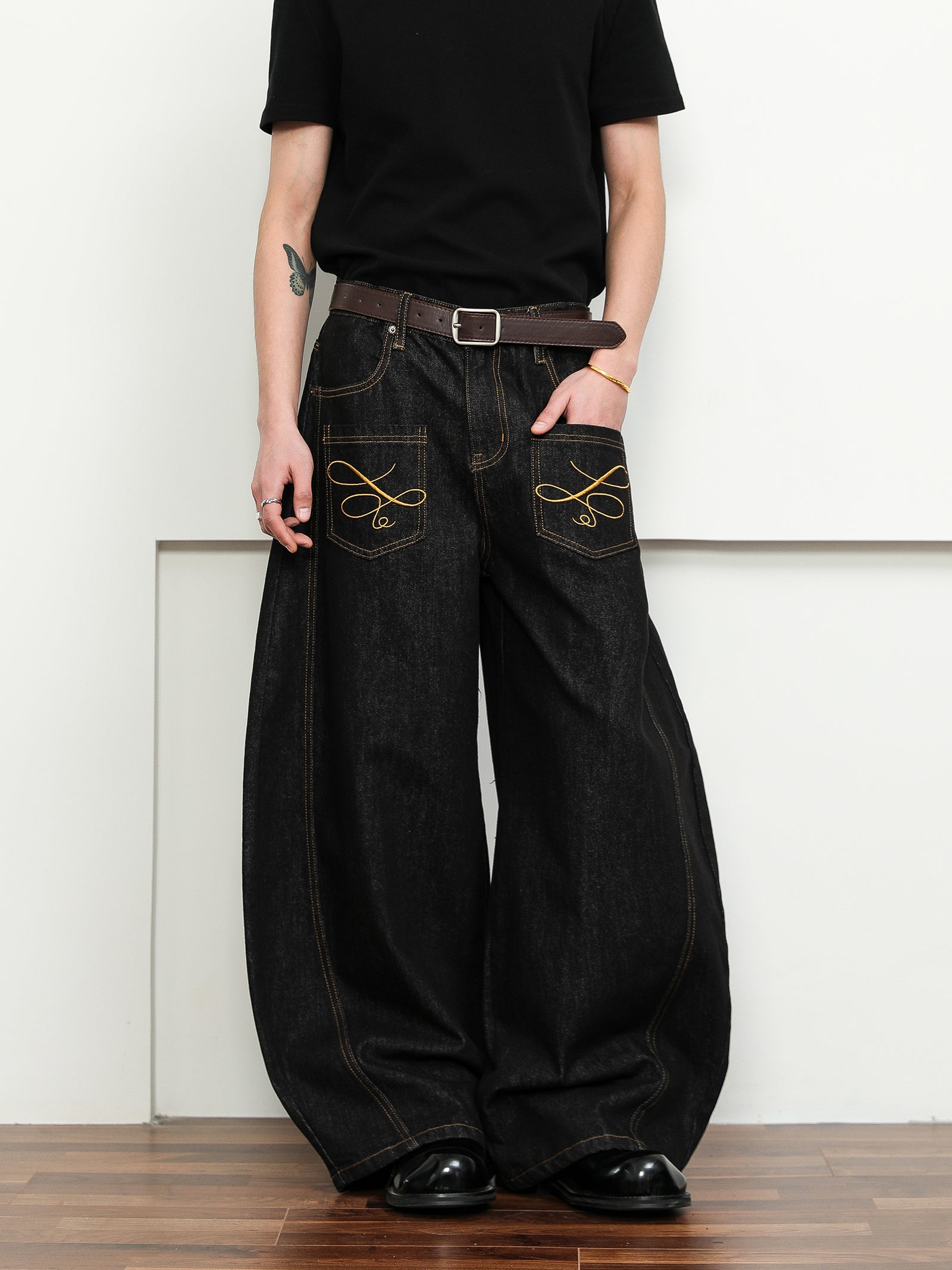 QS402B wide denim