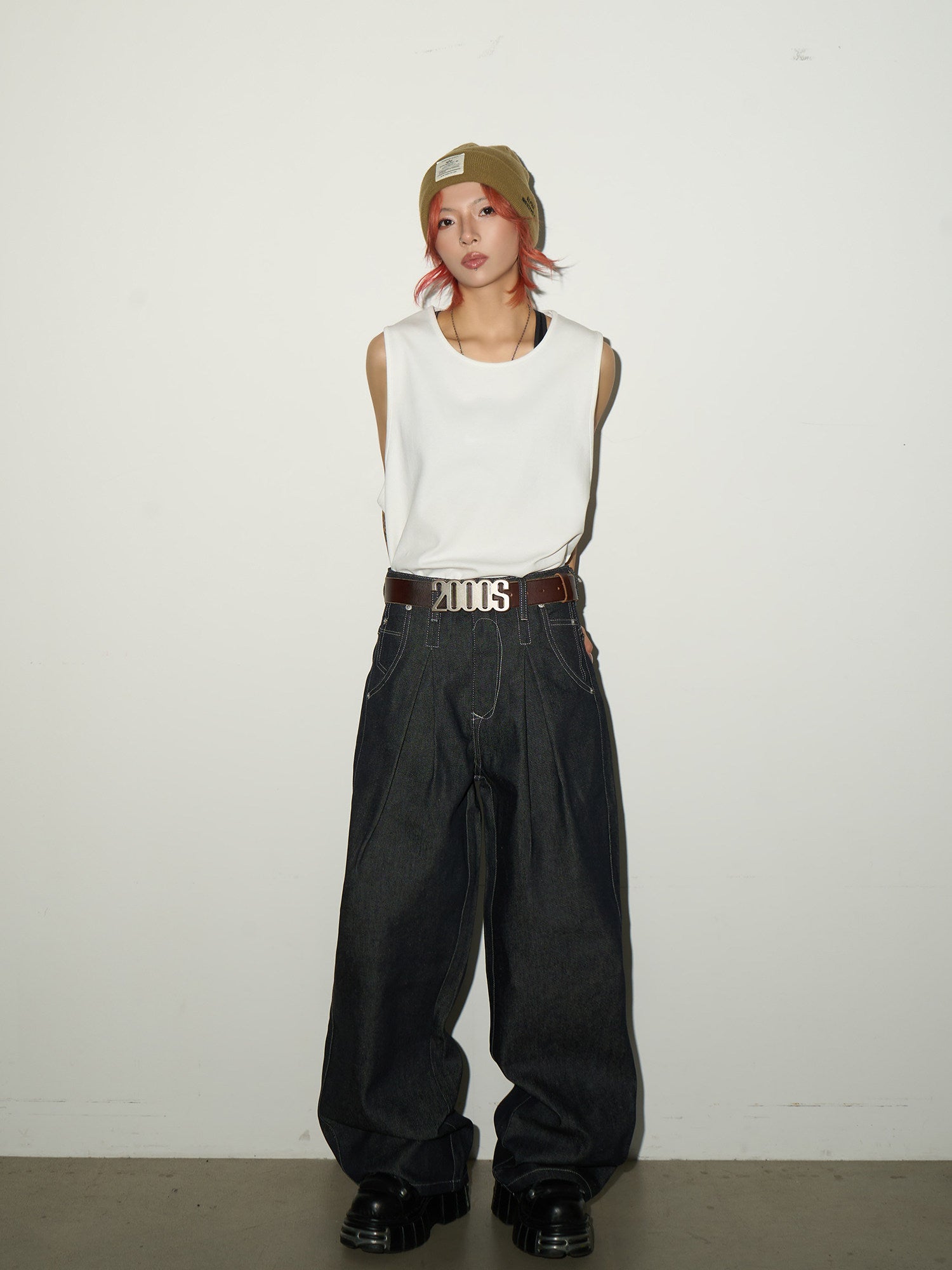 QS704B rigid denim