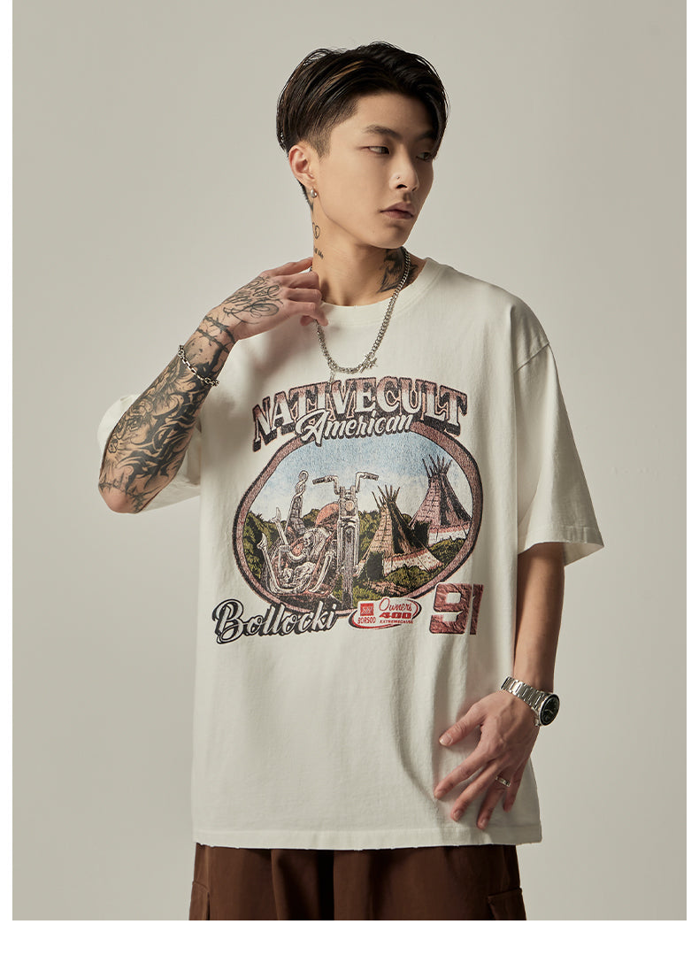 QS620A retro wash tee
