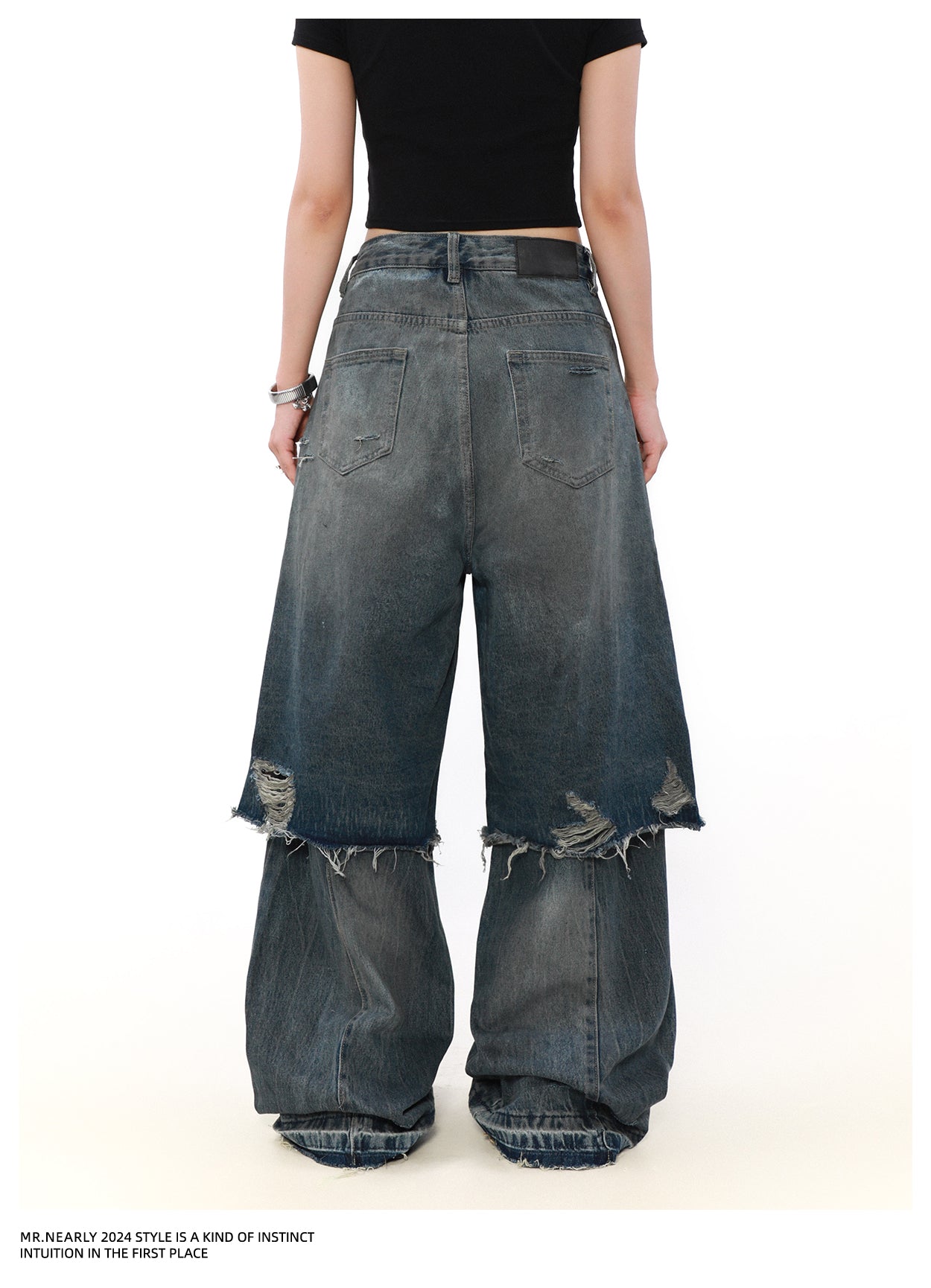 QS917A layered denim