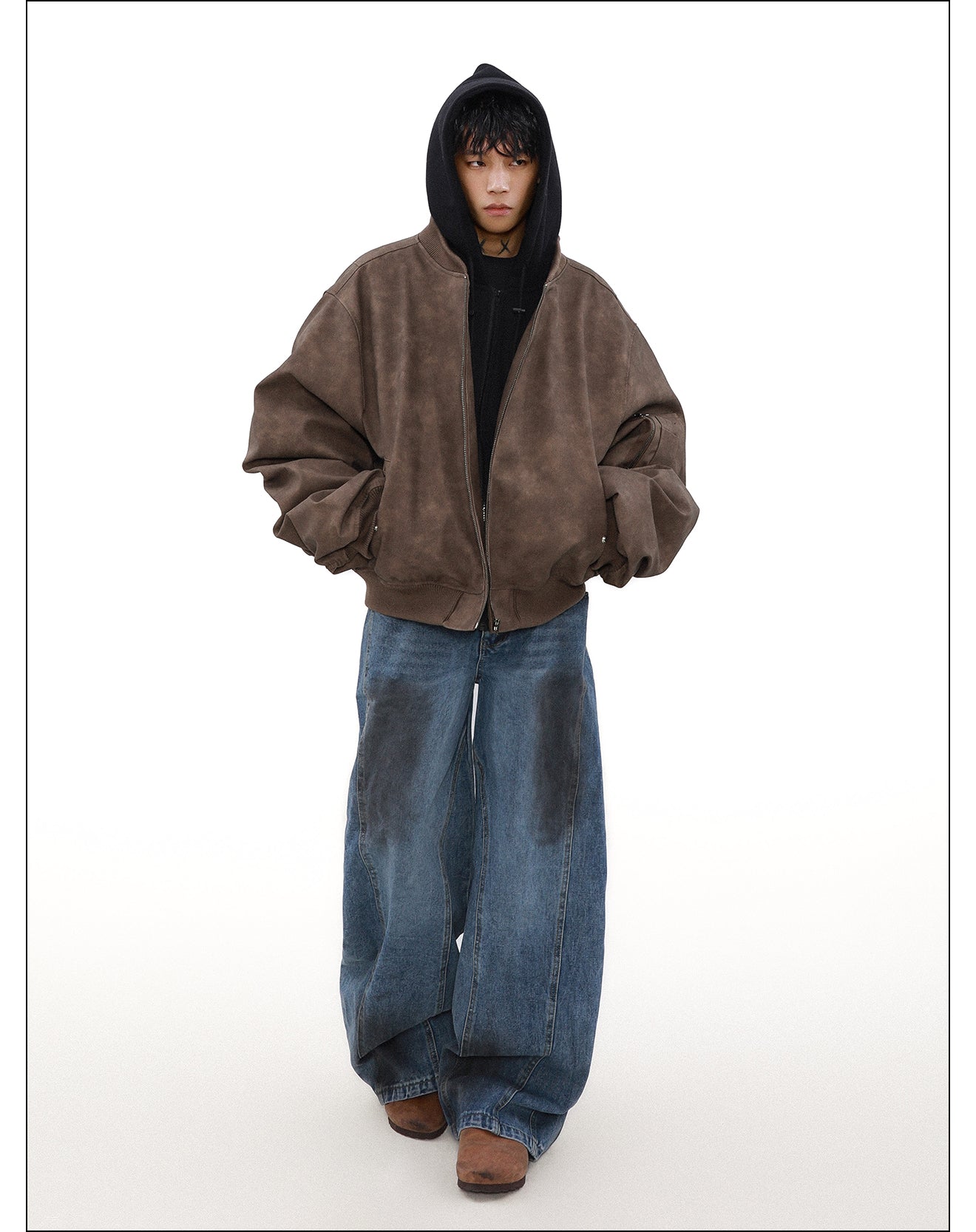 QS024B hoodie loose jacket