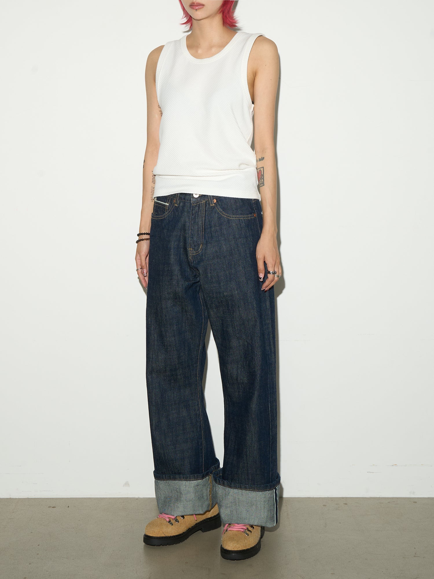 QS574B straight denim