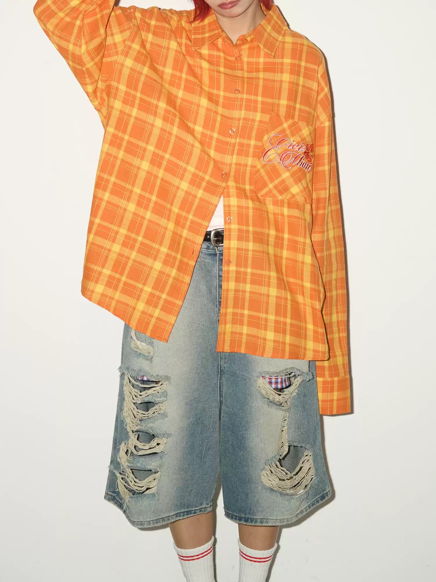 QS568B denim shorts