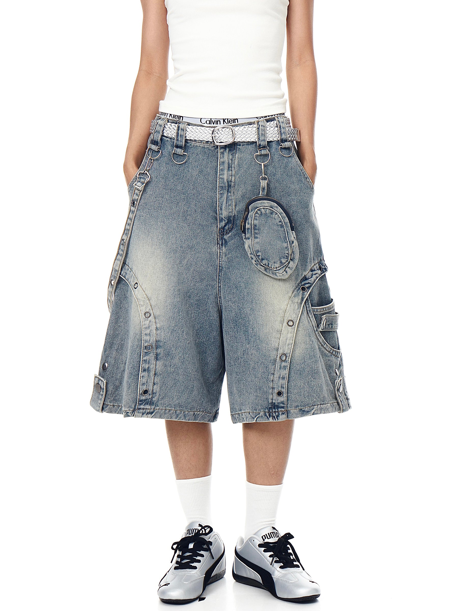 QS557B denim shorts