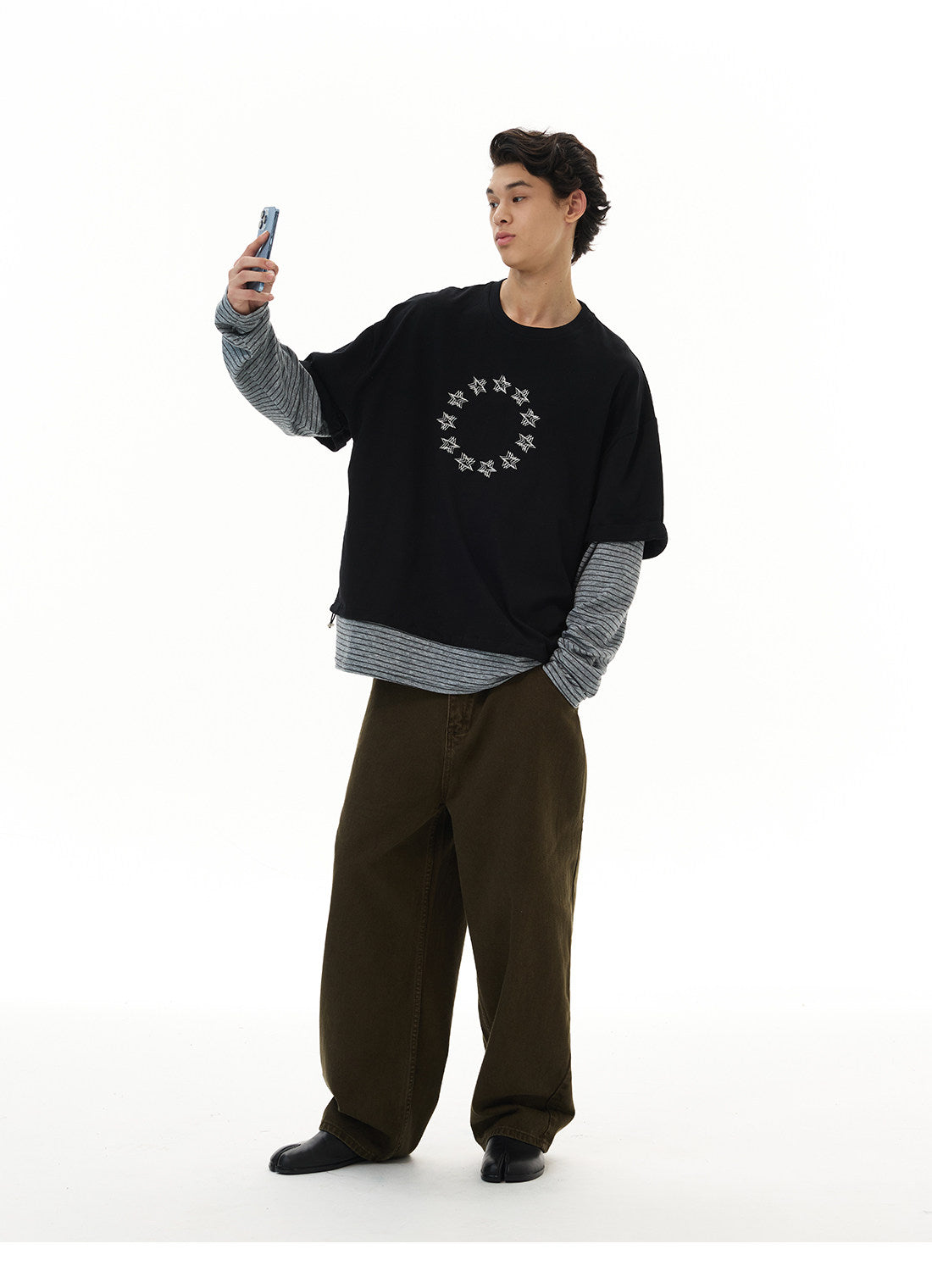 QS734B layered L/S tee