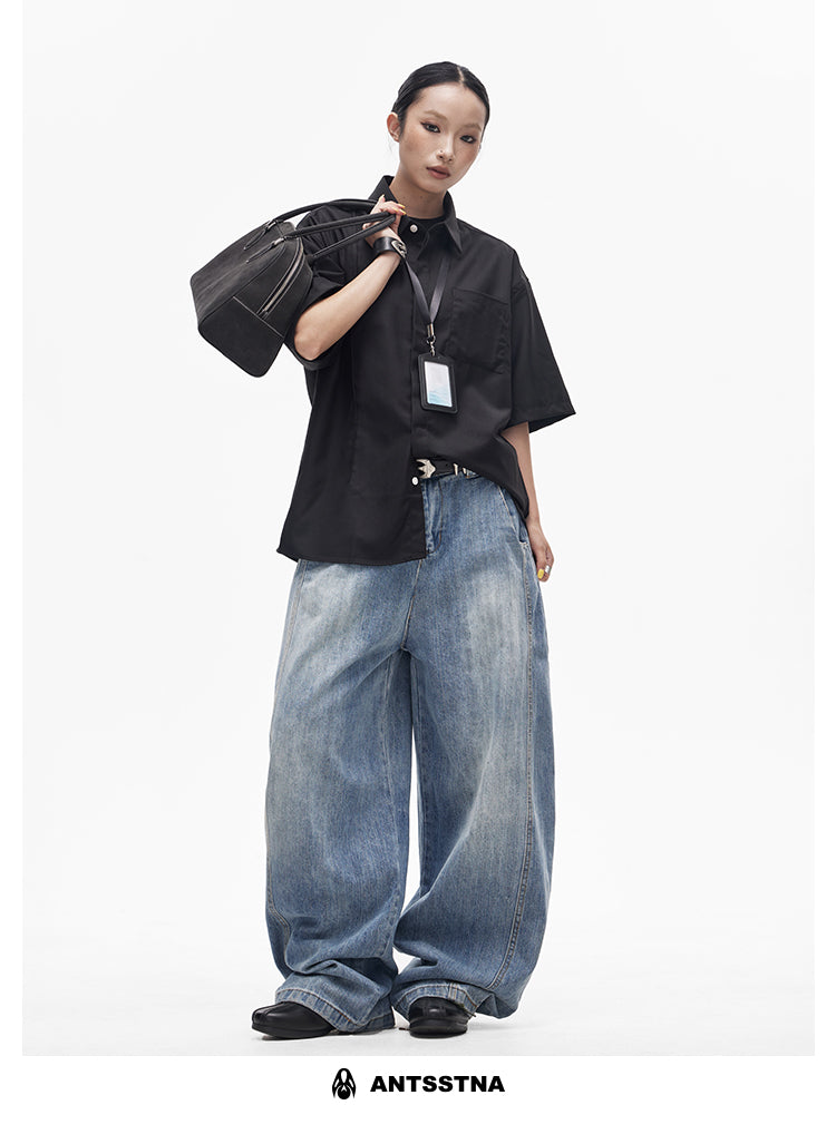 QS417B wide denim