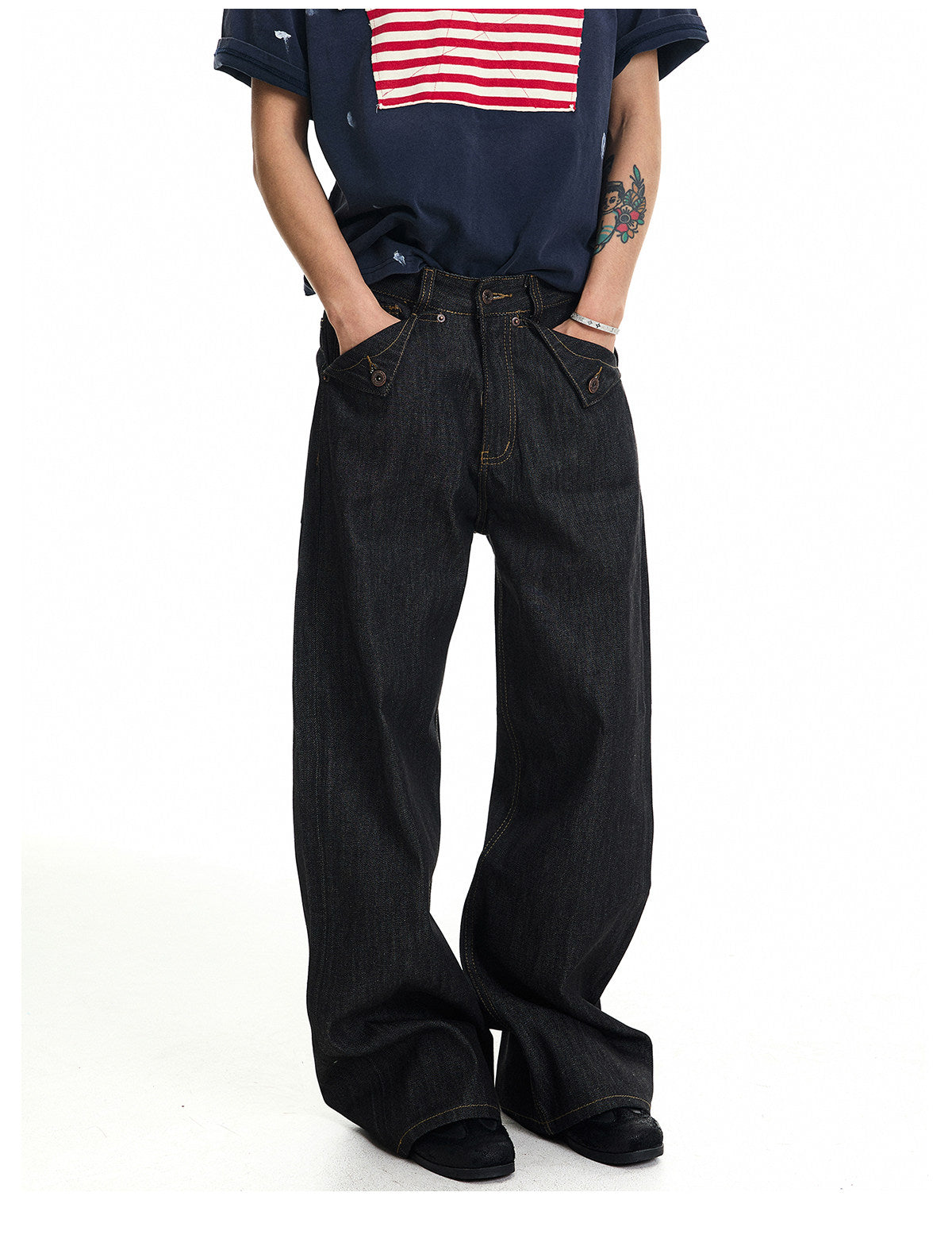QS831B rigid denim