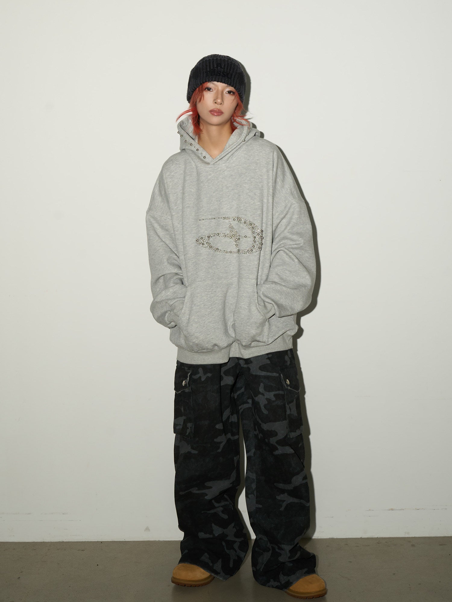 QS710B loose hoodie