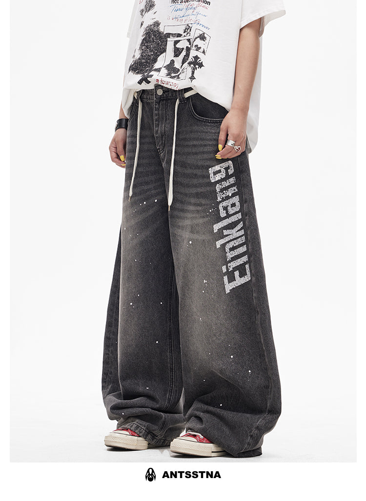 QS415B print denim