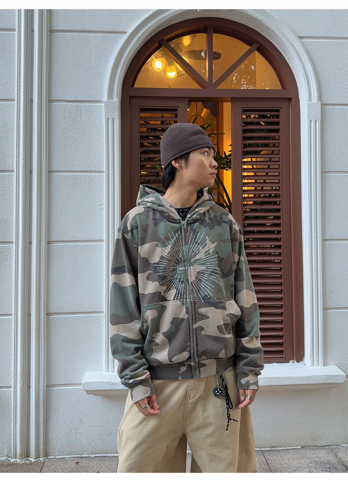 QS915B zip hoodie