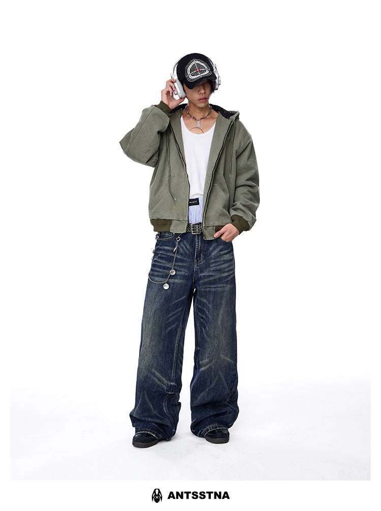 QS259B zip hoodie
