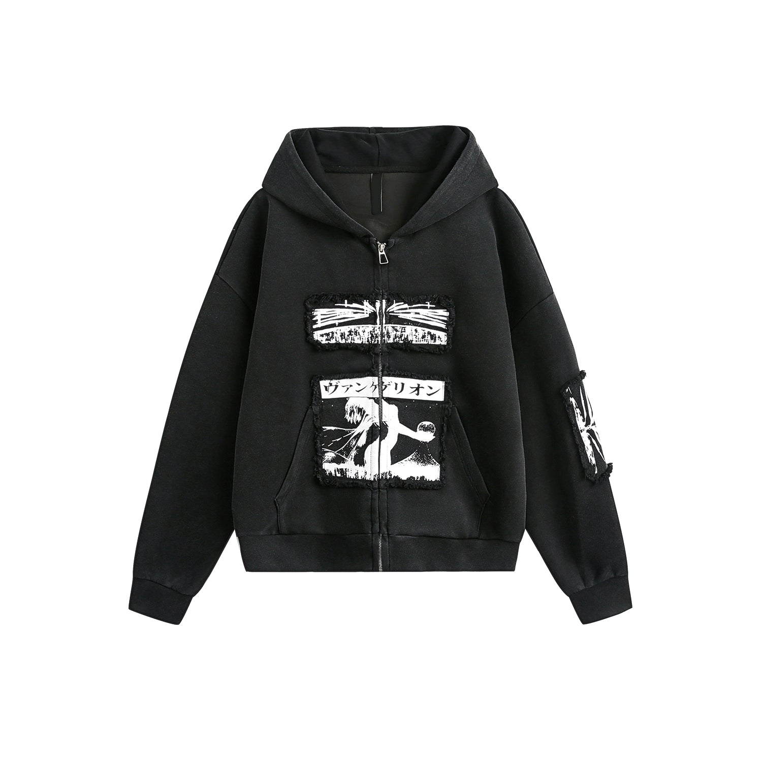 QS284B zip hoodie