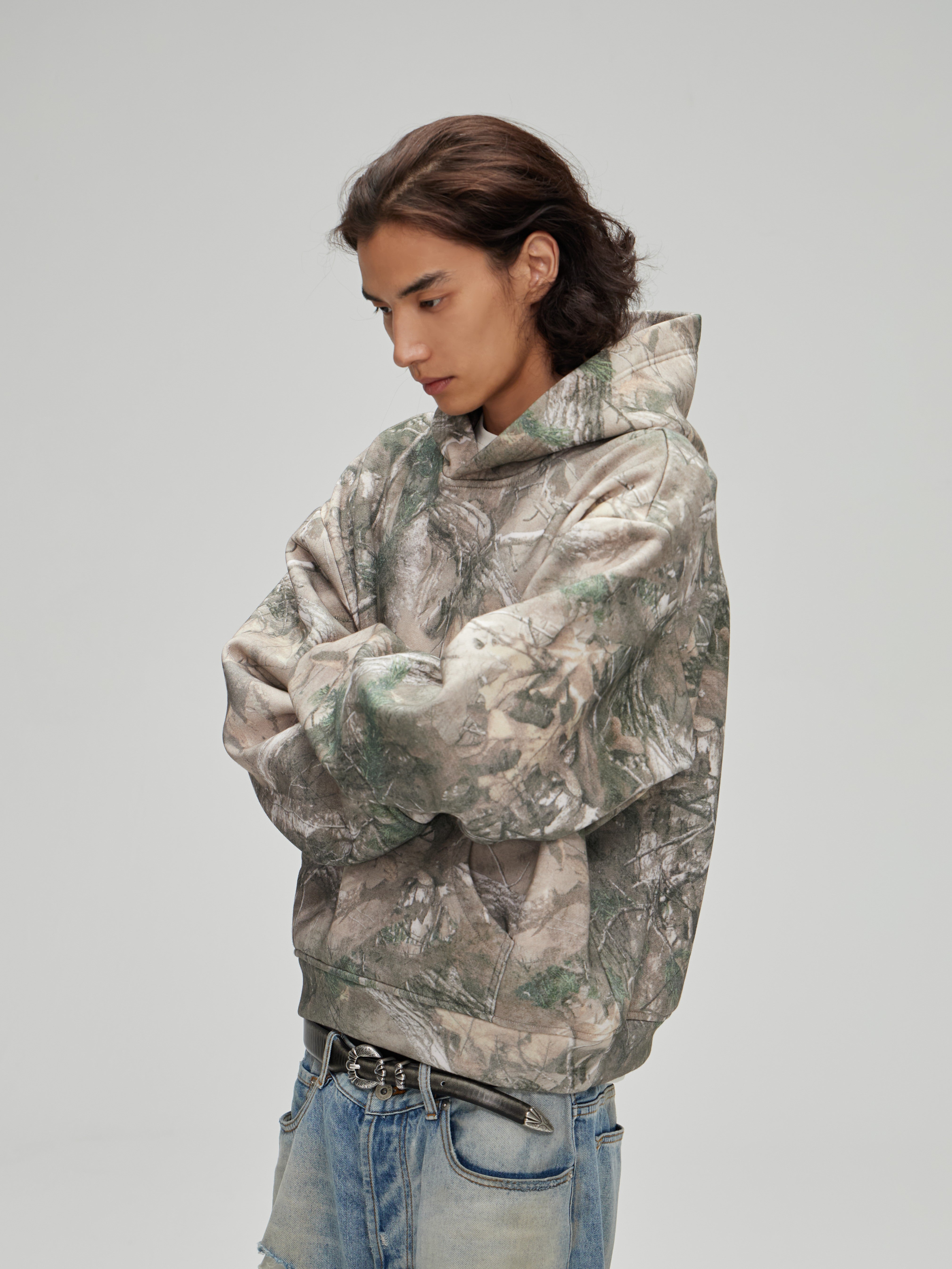 QS322B real tree hoodie