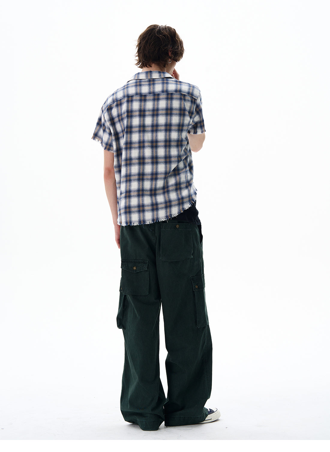 QS410B check shirts