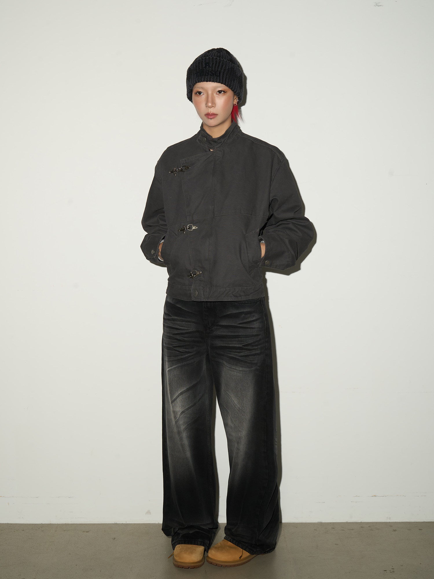 QS740B wash denim