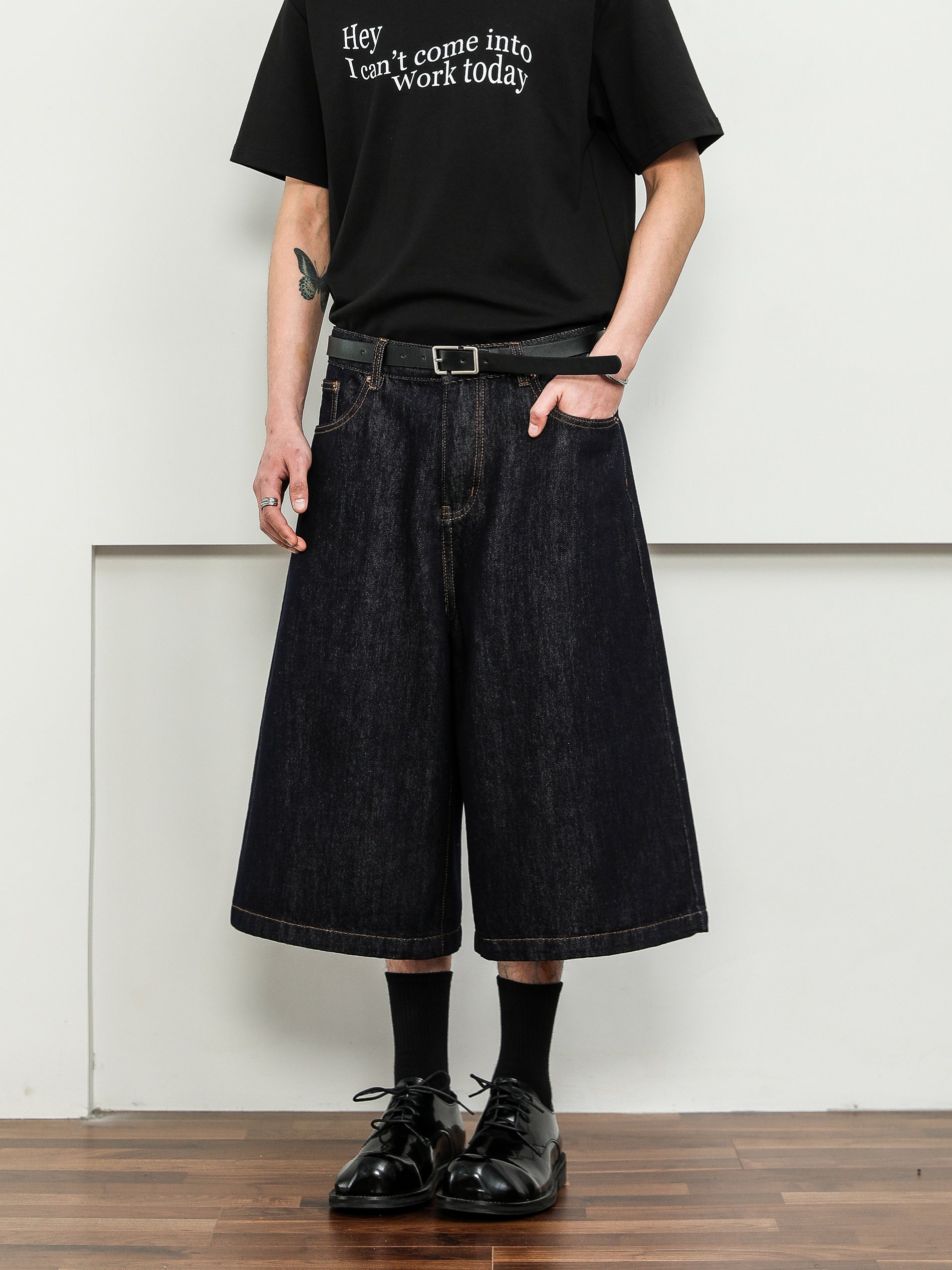 QS420B denim shorts