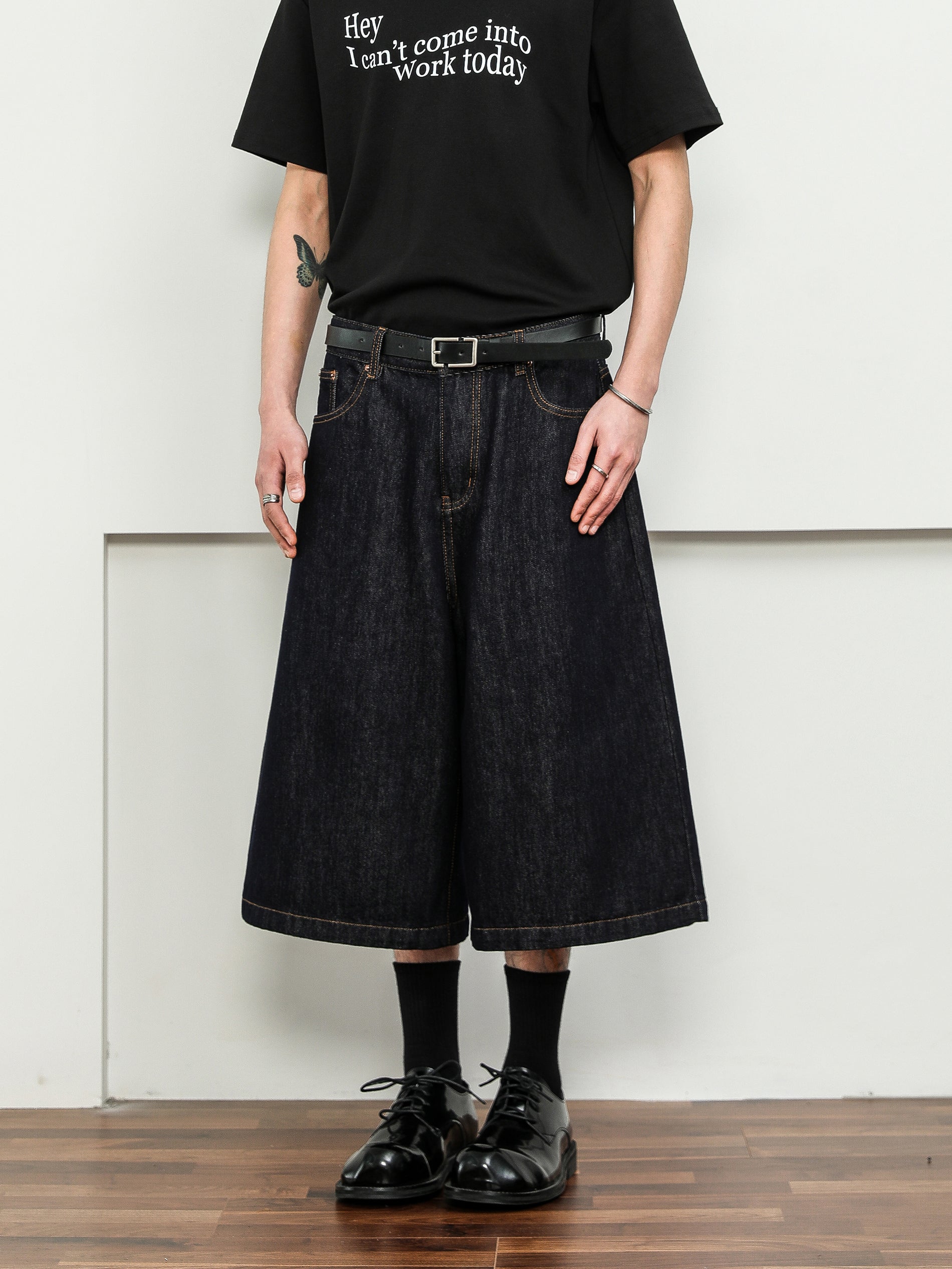 QS420B denim shorts
