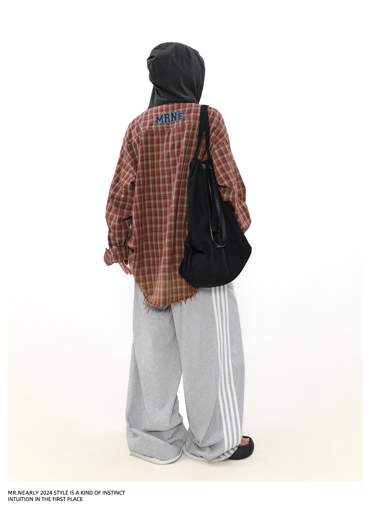 QS823A hoodie check shirts