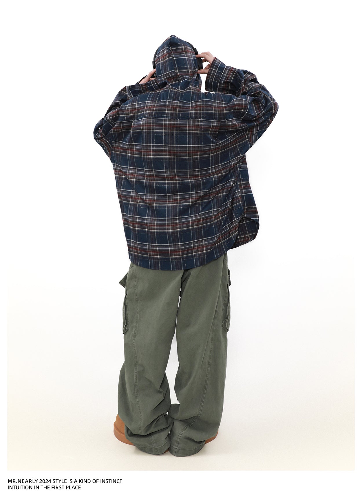 QS802A hoodie check shirts