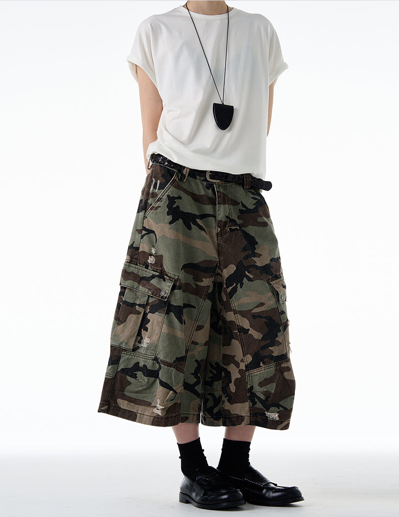 QS482B camouflage shorts