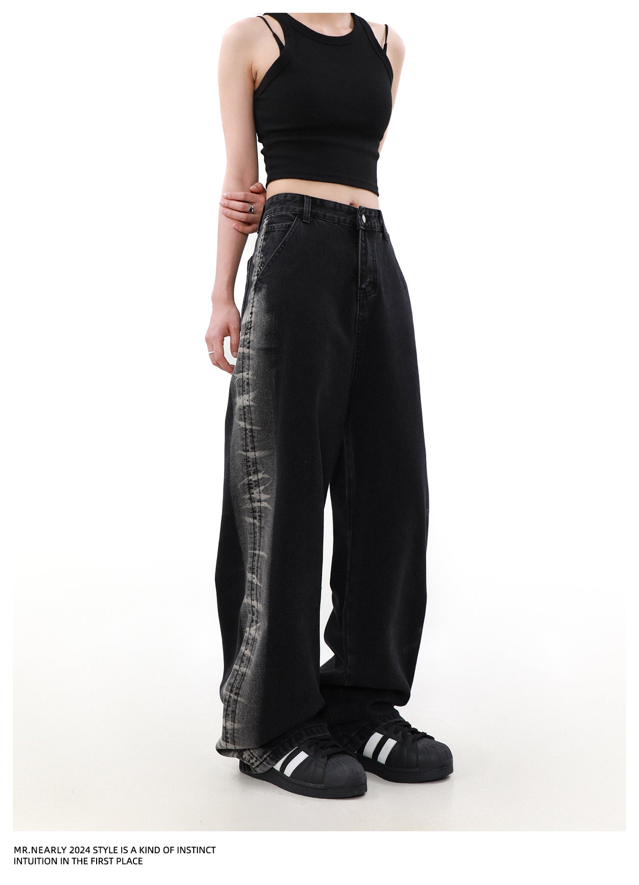 QS624A side design denim