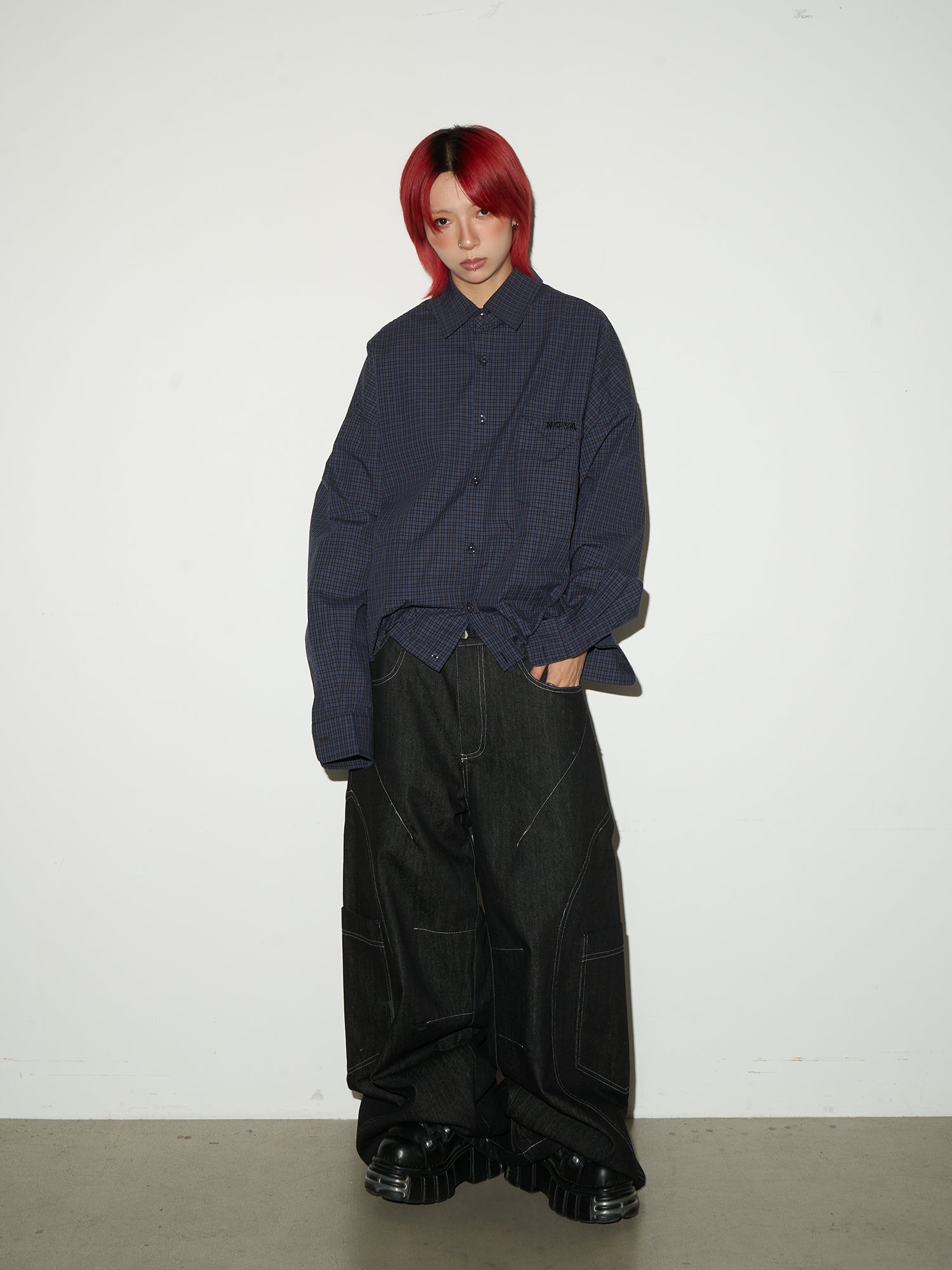 QS570B wide denim