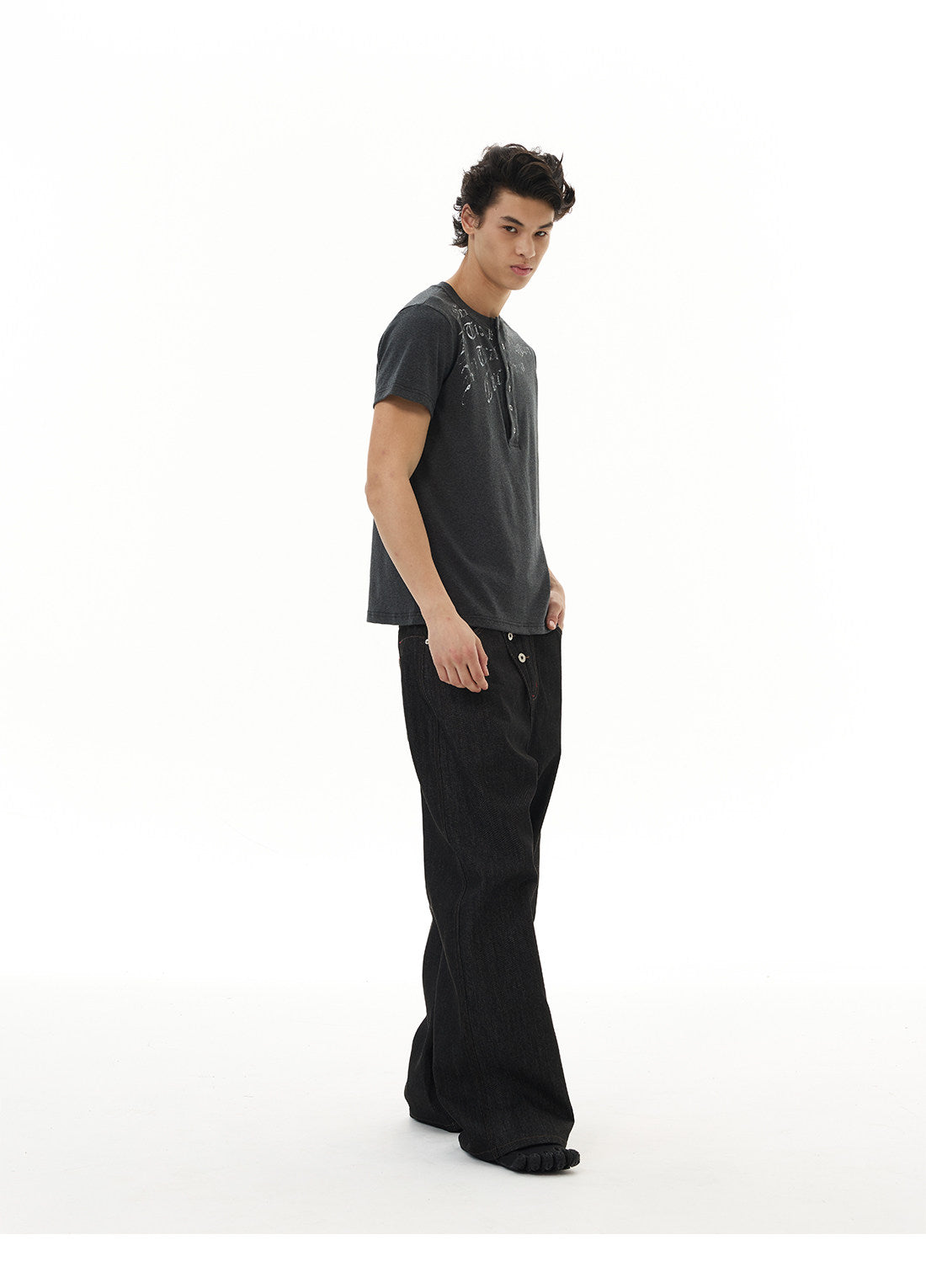 QS749B rigid denim