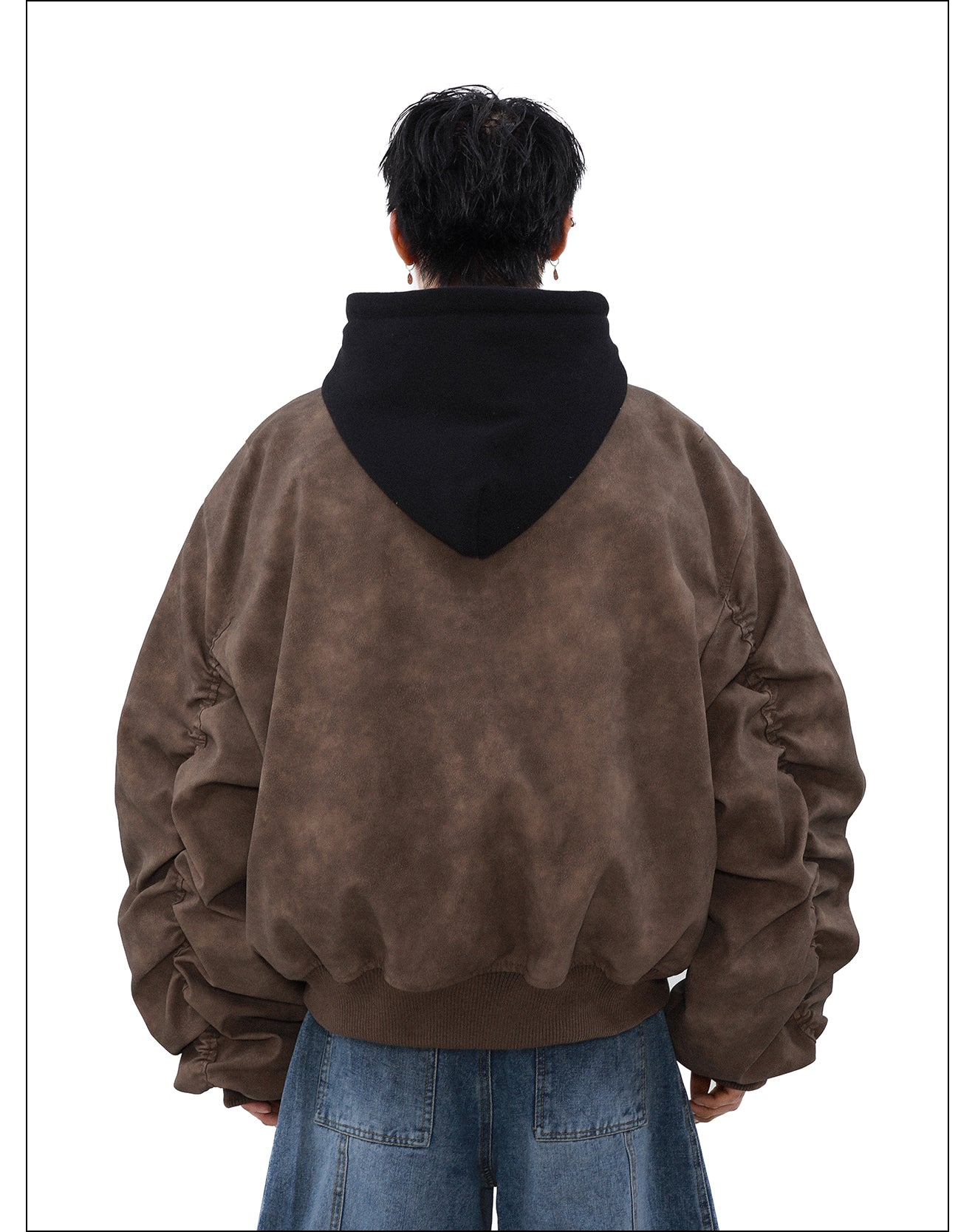 QS024B hoodie loose jacket
