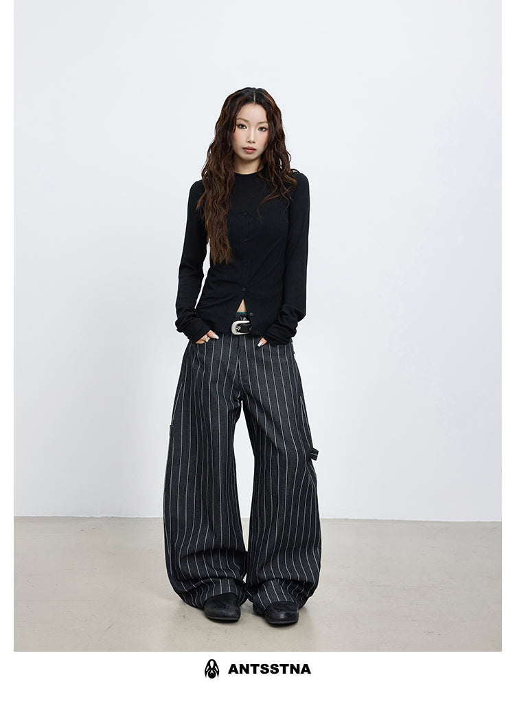 QS624B stripe pants