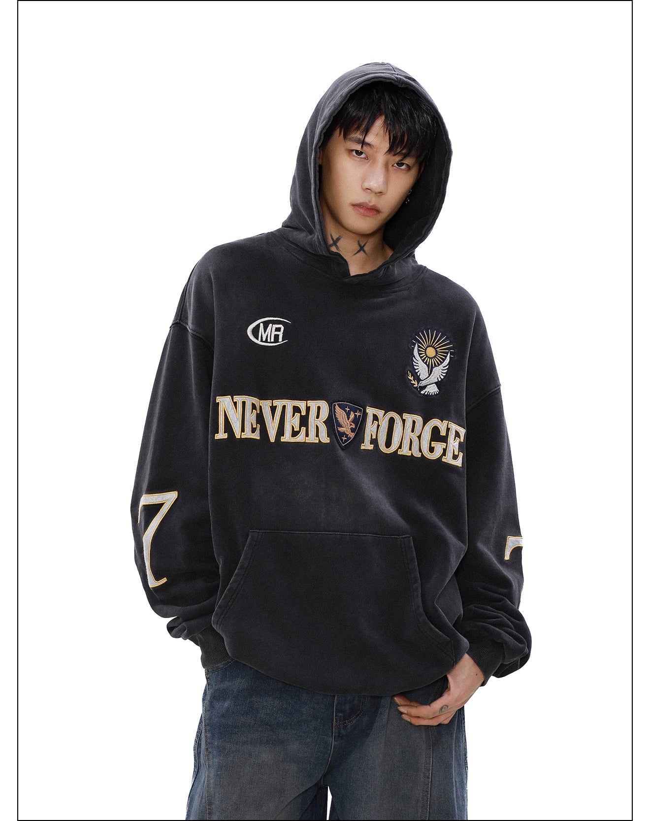 QS968A embroidery hoodie