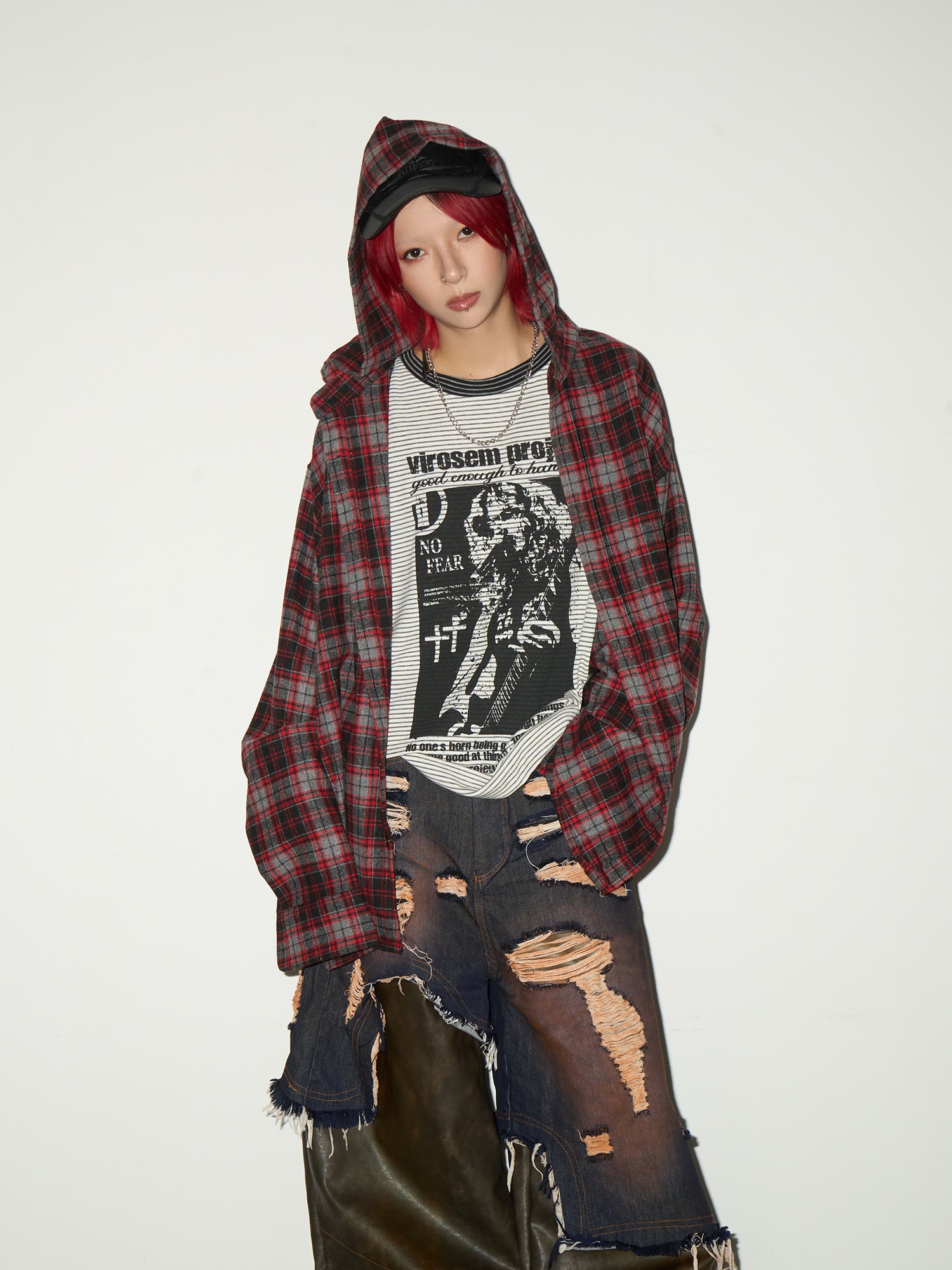 QS630B check shirts