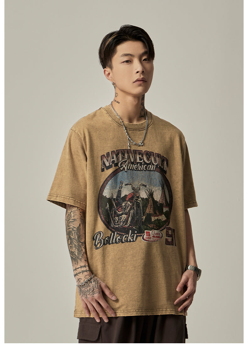 QS620A retro wash tee