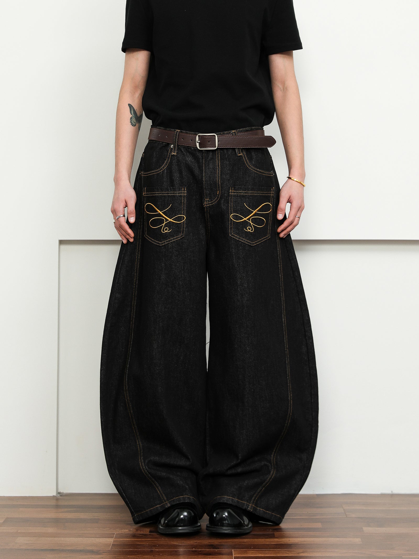QS402B wide denim