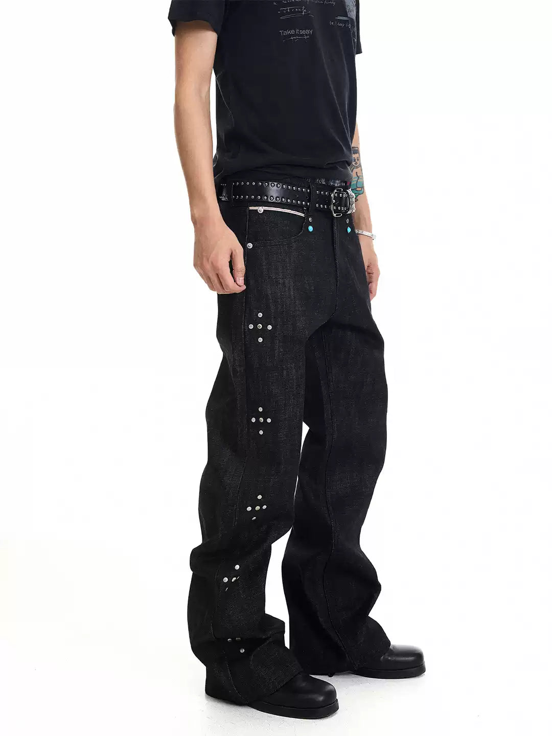 QS832B rigid denim