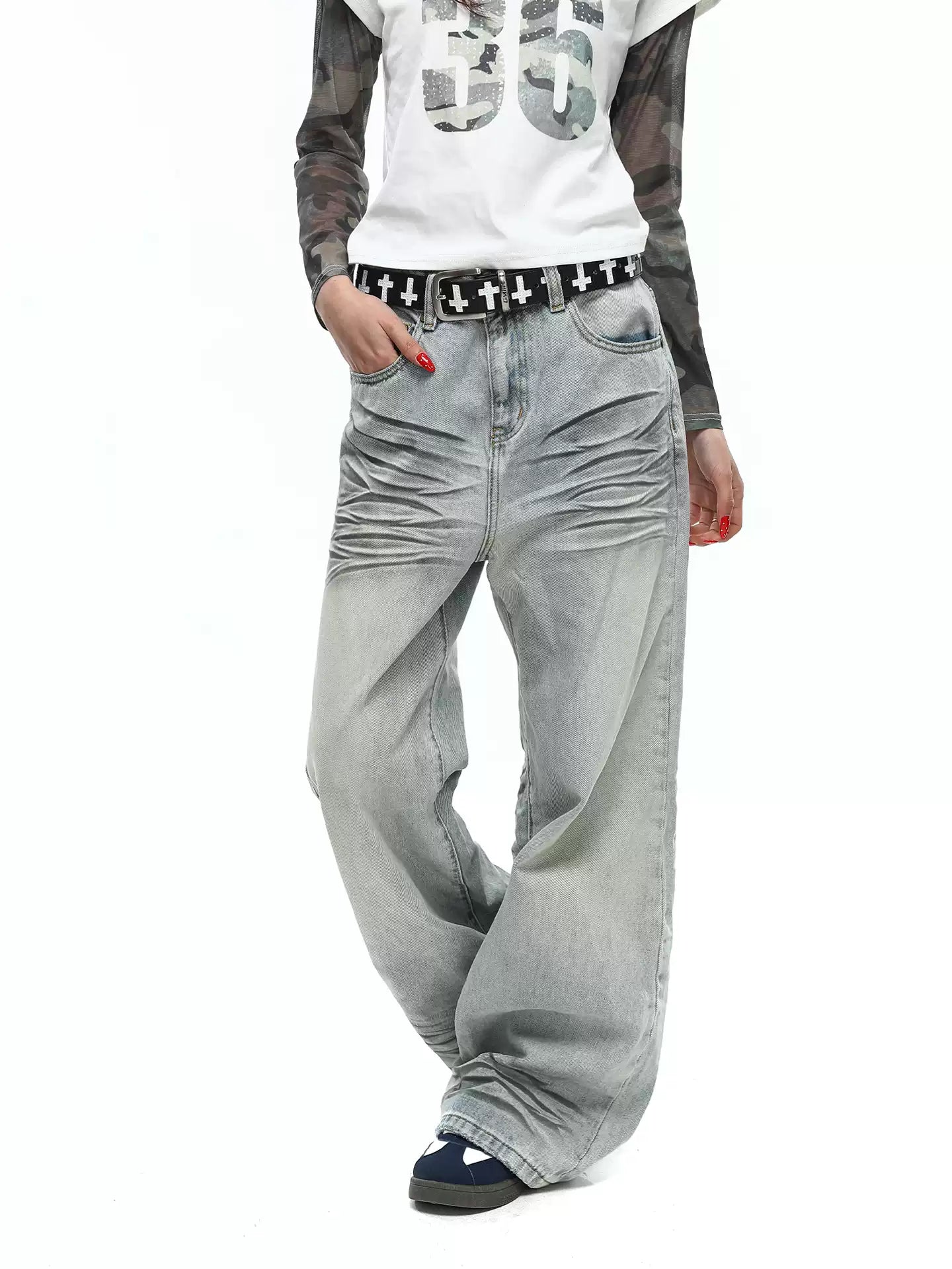 QS680B dirty denim