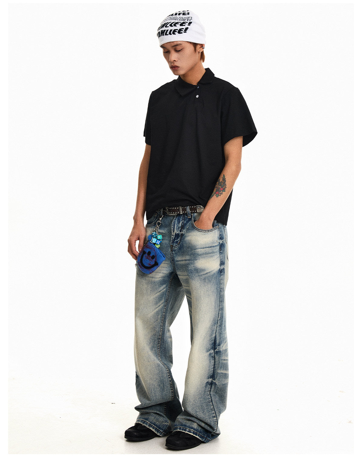QS764B wash denim