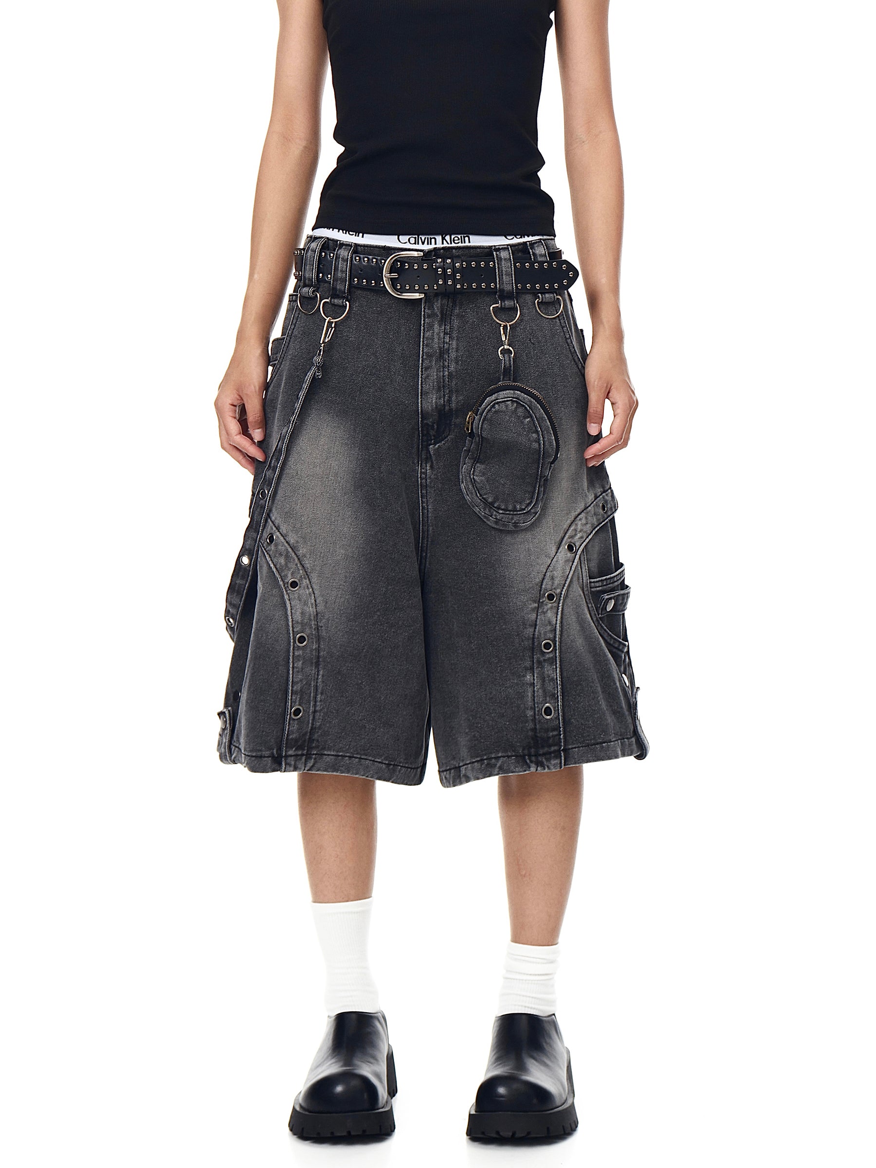 QS557B denim shorts