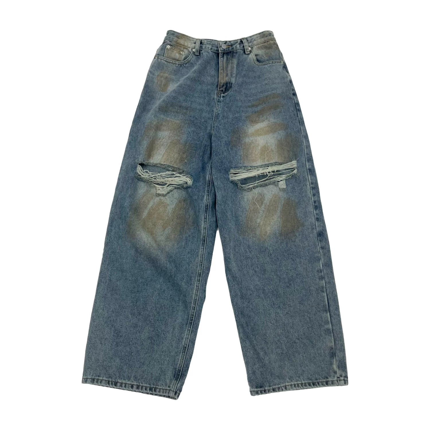 QS829B damage denim