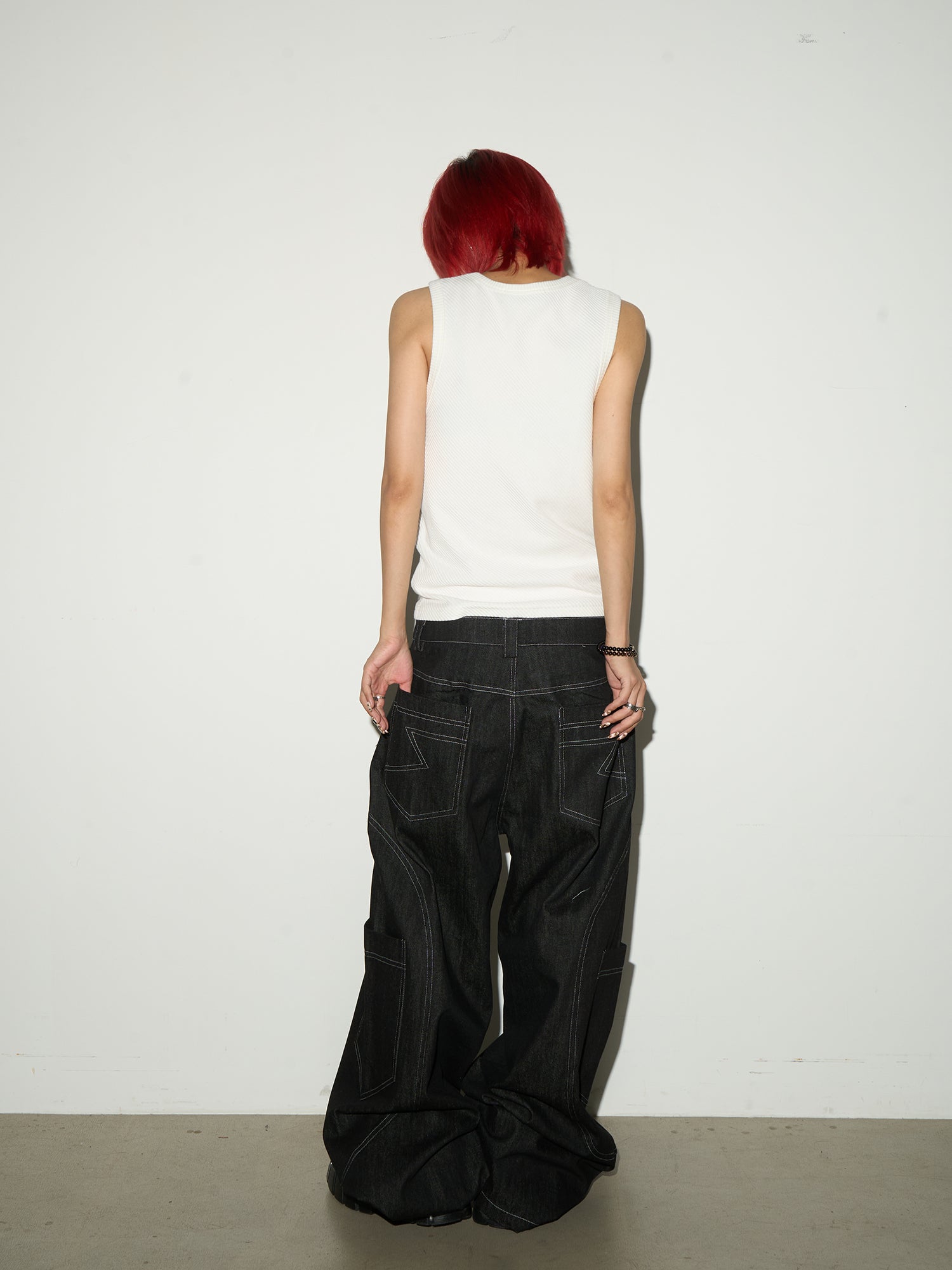 QS570B wide denim
