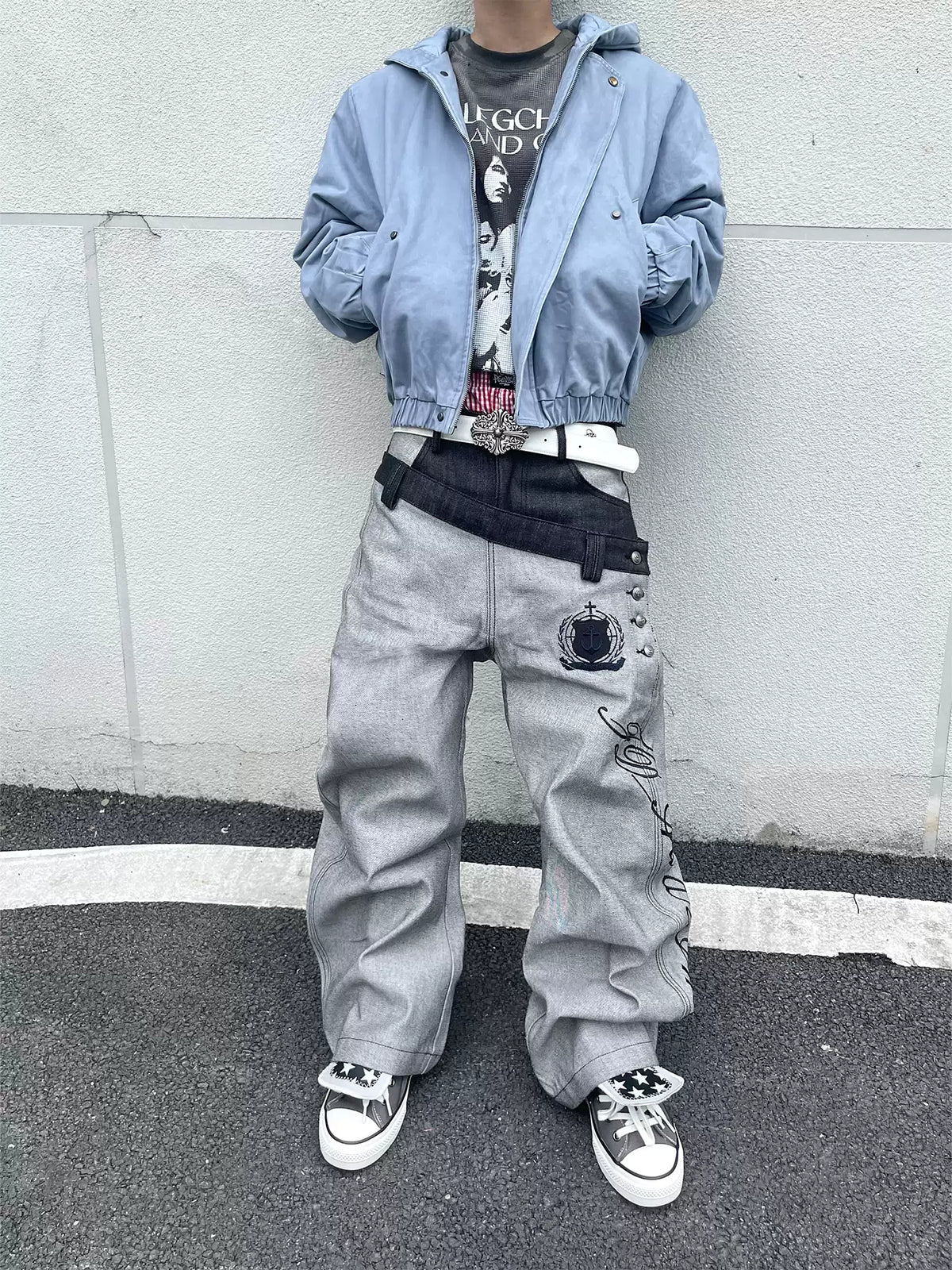 QS934B loose denim