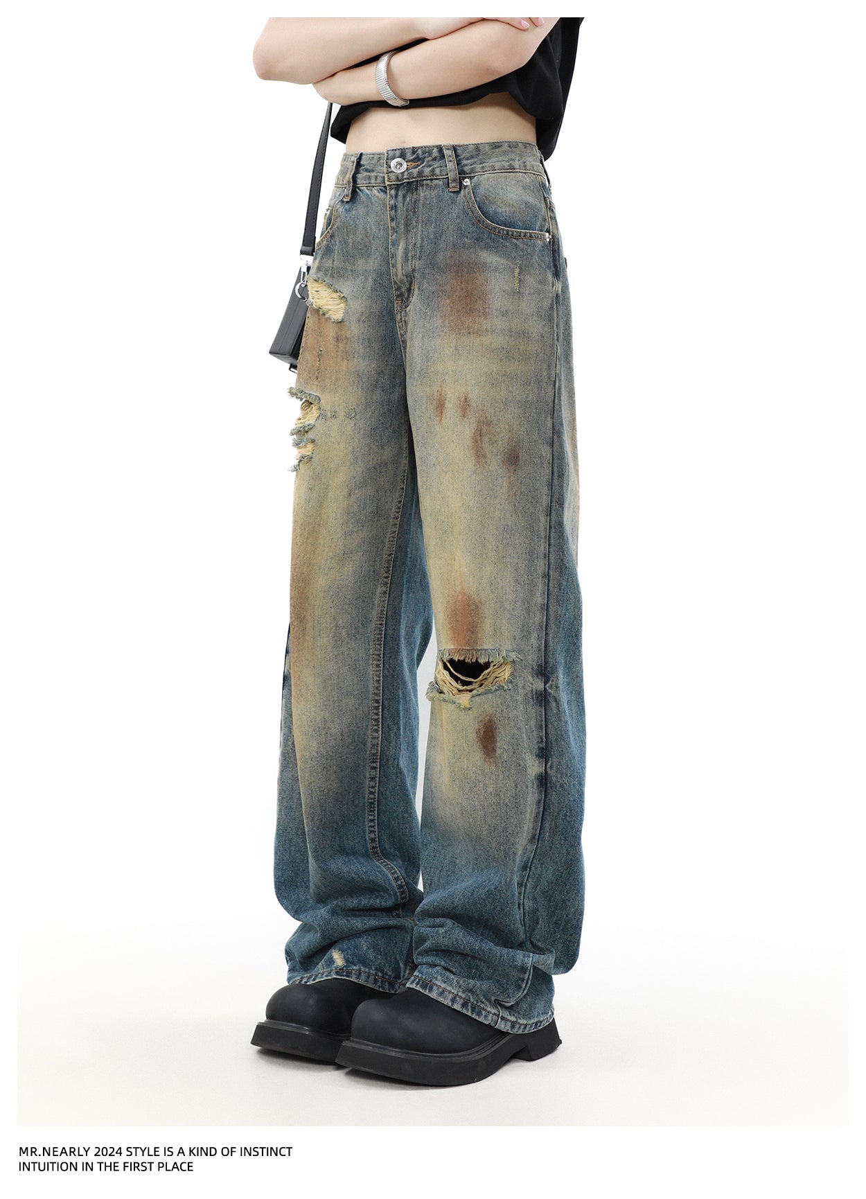 QS547A dirty denim