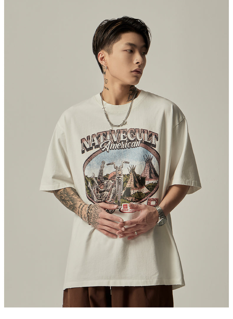 QS620A retro wash tee