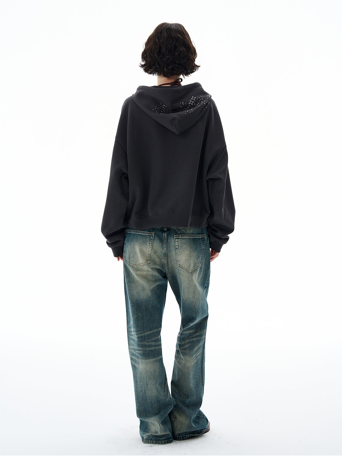 QS607B zip hoodie