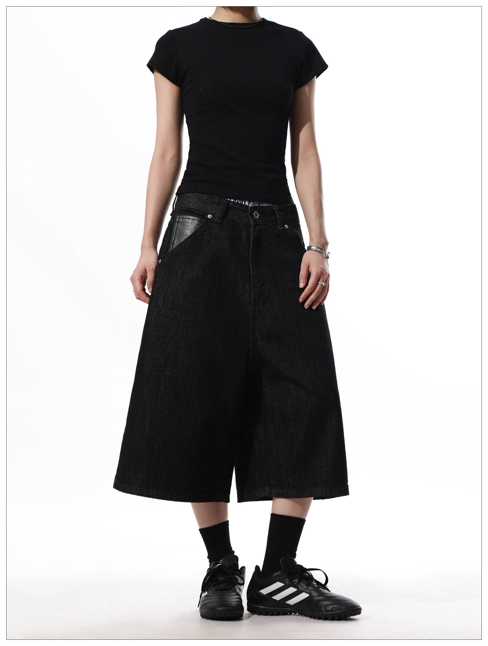 QS815B denim shorts