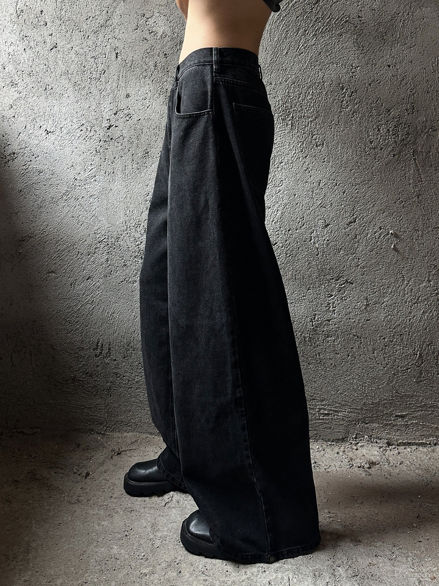QS821B wash denim