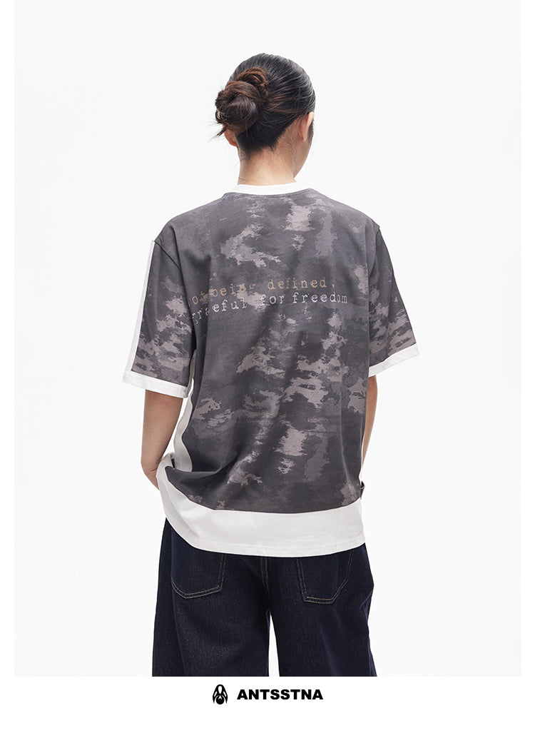 QS441B camouflage tee