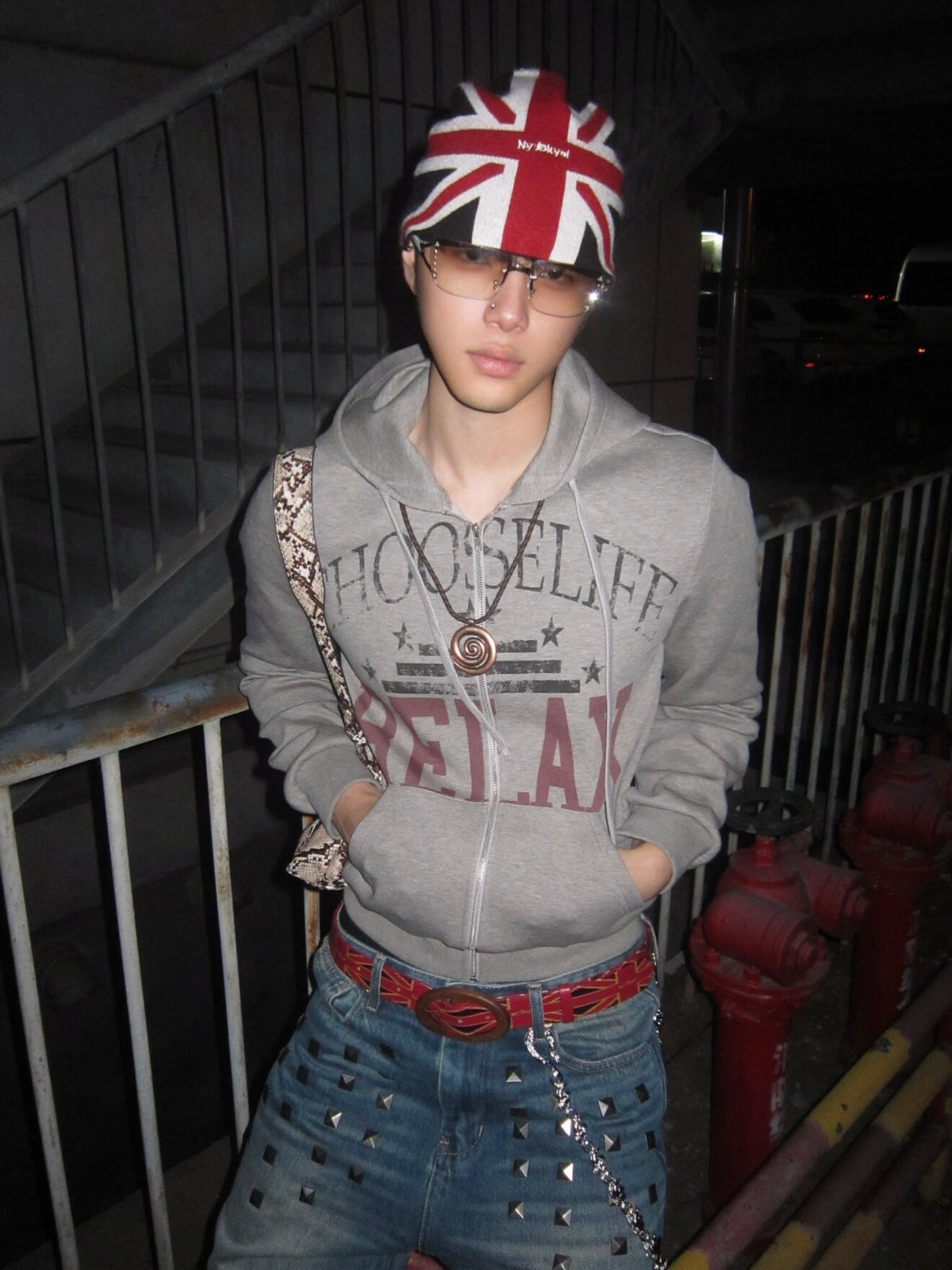 QS953B zip hoodie