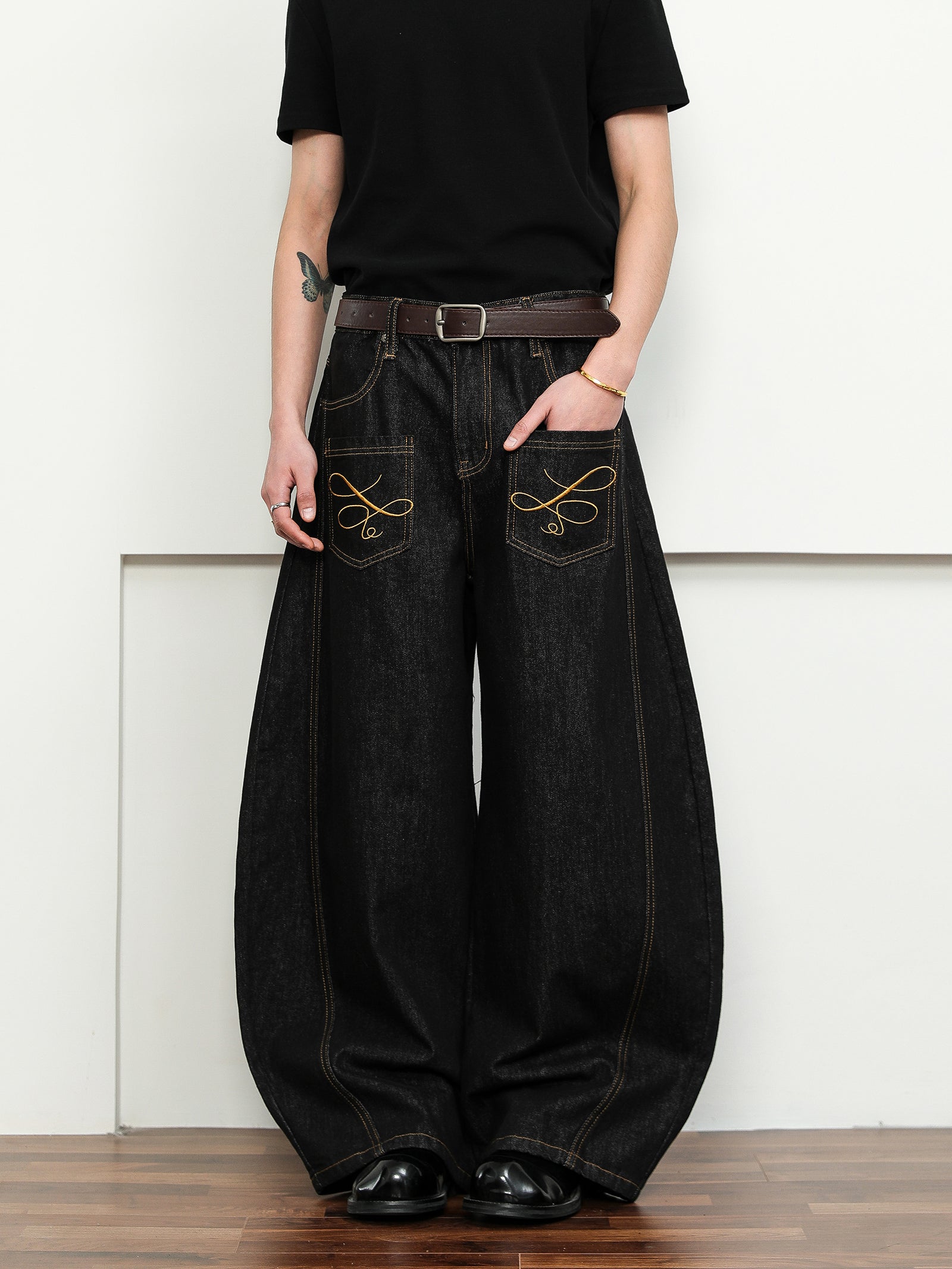 QS402B wide denim